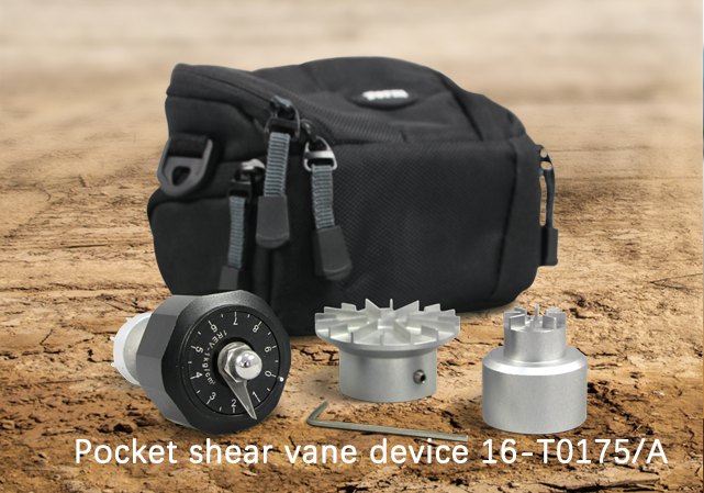 Pocket shear vane device Pocket shear vane device