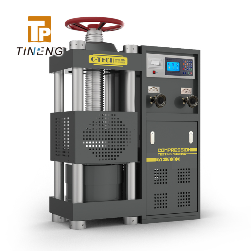 Machine d'essai de compression CTM DYE-2000C/DYE-2000L