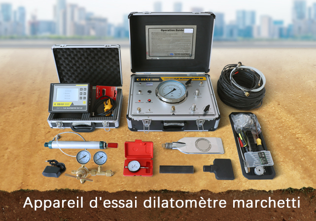 Dilatometer marchetti test apparatus